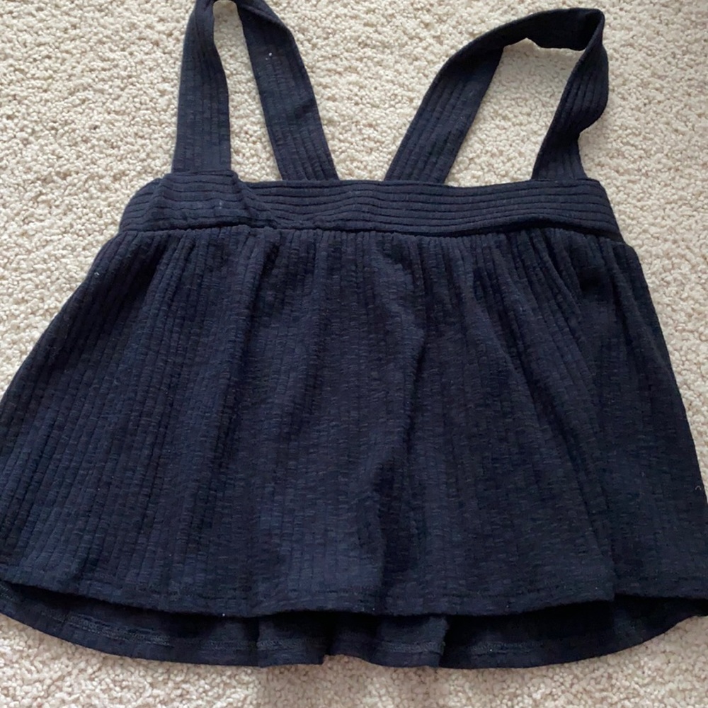 Urban outfitters black crop top